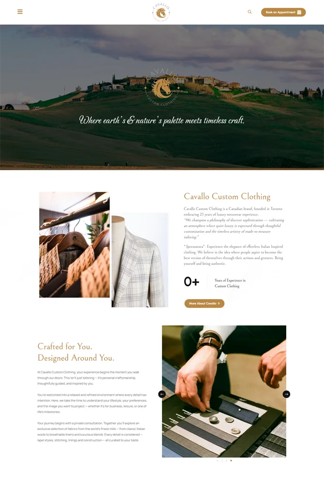 Cavallo Custom Clothing