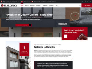 Buildsky Website Design