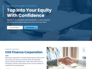 Ceg Finance Website Design