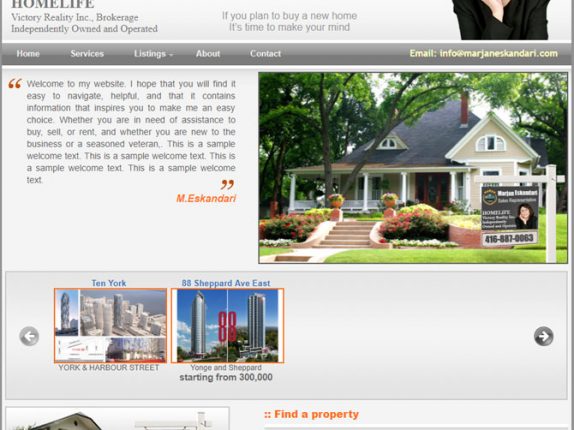 Marjan Eskandari Sales Representative Homelife Real Estate